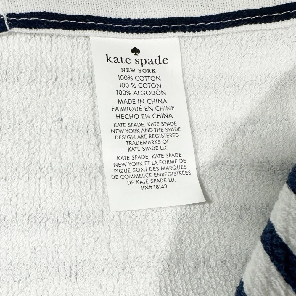 NEW Kate Spade ORANGE/POLKA DOT THEMED Kitchen Towels Set/2